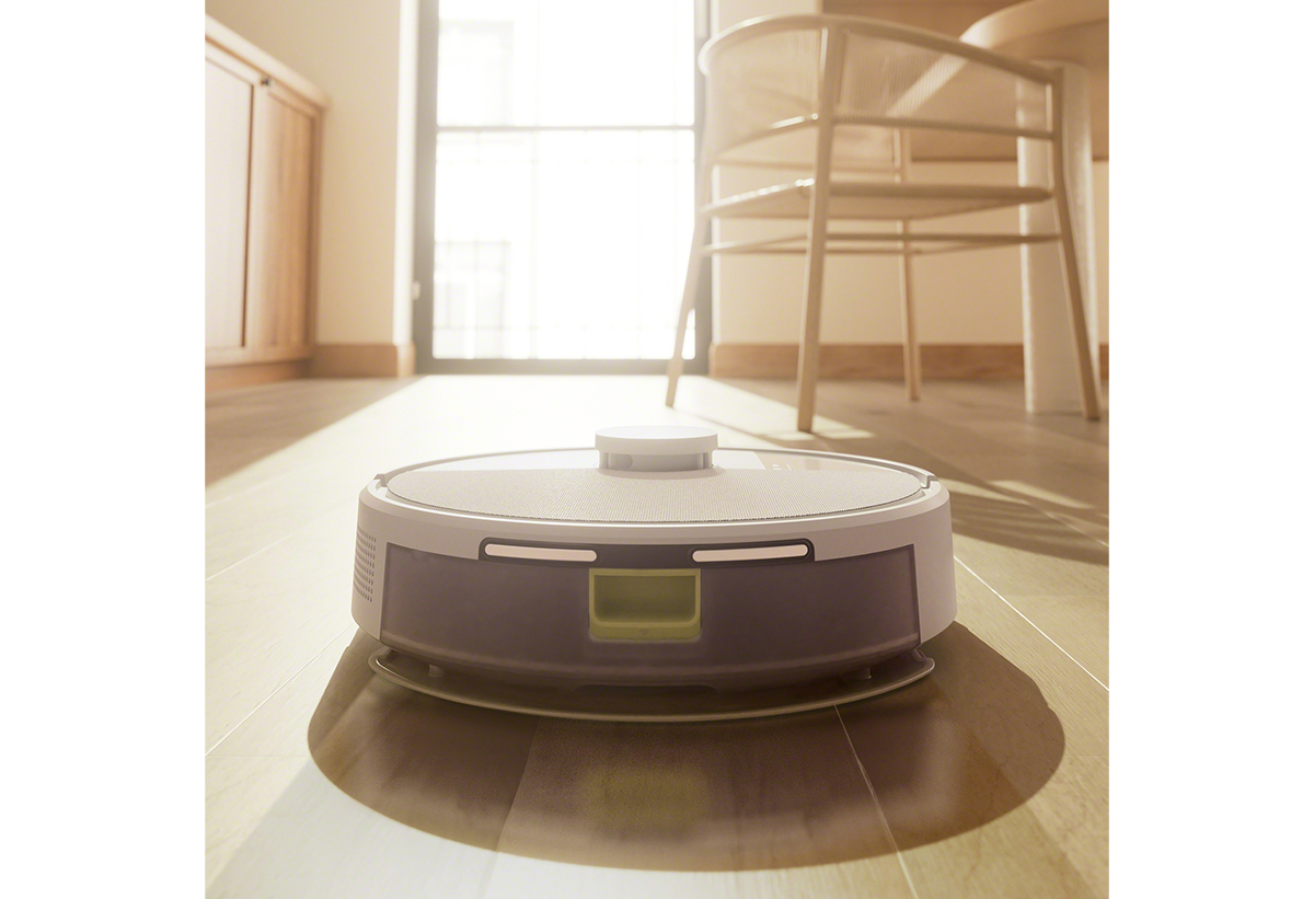 Παρουσιάζεται η σκούπα εν ενεργεία.